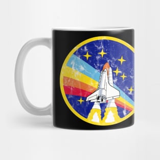 Space Shuttle Rainbow Mug